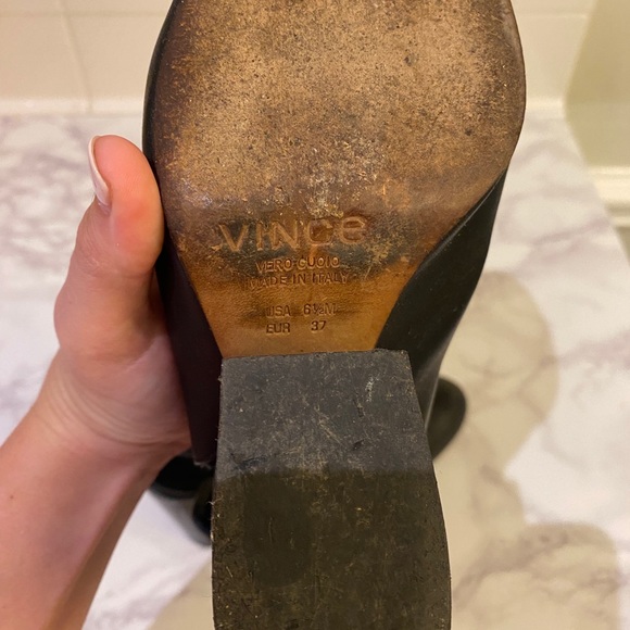 Vince leather booties - Picture 4 of 5